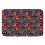 Rooster And Rowan Pattern Print Indoor Door Mat