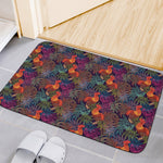 Rooster And Rowan Pattern Print Indoor Door Mat