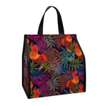 Rooster And Rowan Pattern Print Insulated Lunch Tote