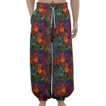 Rooster And Rowan Pattern Print Lantern Pants