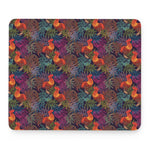 Rooster And Rowan Pattern Print Mouse Pad