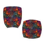 Rooster And Rowan Pattern Print Office Chair Cover