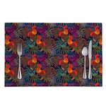 Rooster And Rowan Pattern Print Placemat