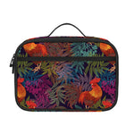 Rooster And Rowan Pattern Print Portable Lunch Bag