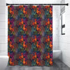 Rooster And Rowan Pattern Print Premium Shower Curtain