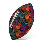 Rooster And Rowan Pattern Print Rugby Ball