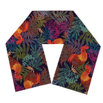 Rooster And Rowan Pattern Print Scarf