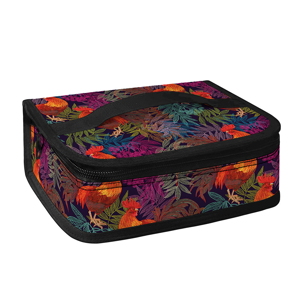 Rooster And Rowan Pattern Print Small Lunch Bag