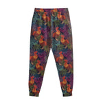 Rooster And Rowan Pattern Print Sweatpants