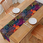 Rooster And Rowan Pattern Print Table Runner
