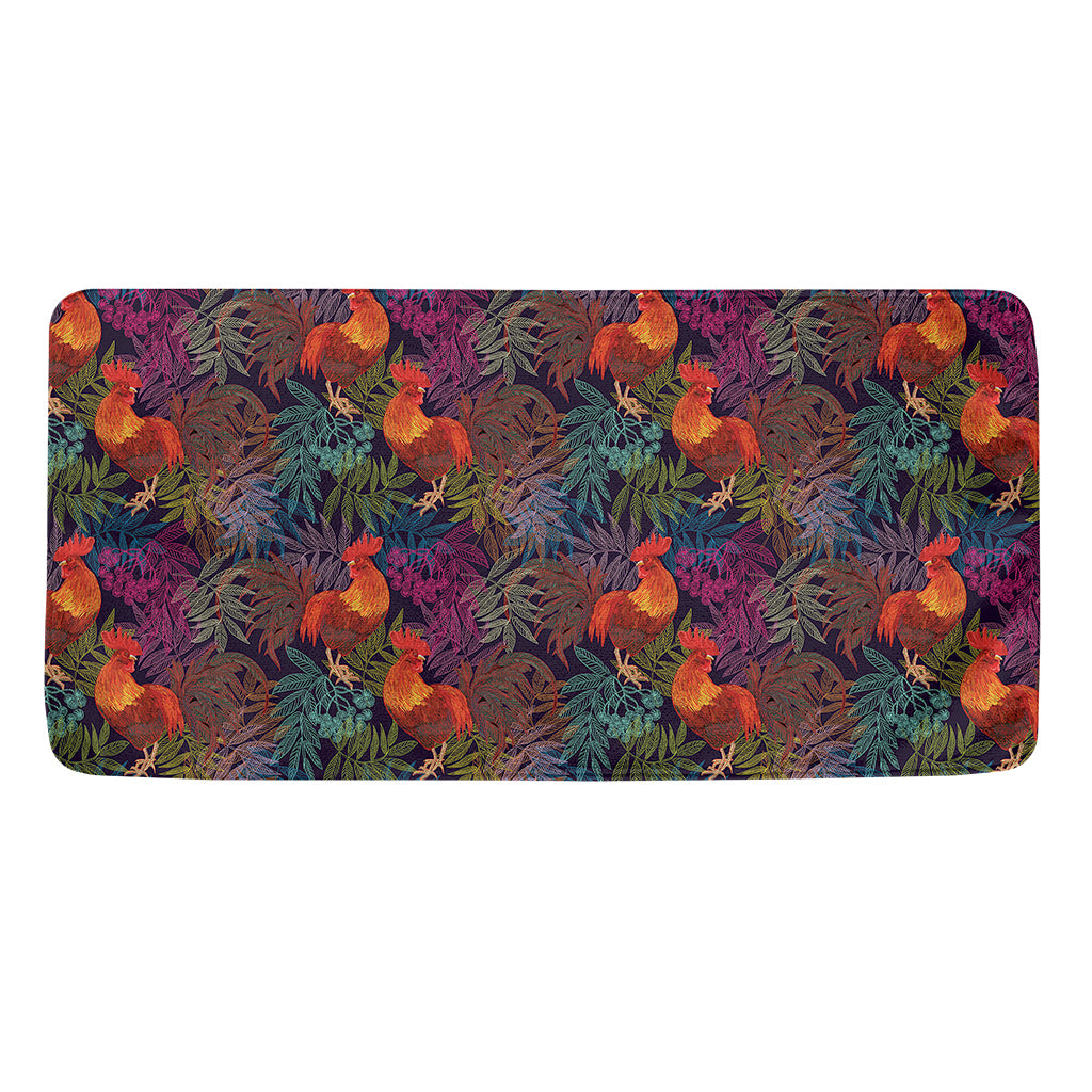 Rooster And Rowan Pattern Print Towel