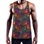 Rooster And Rowan Pattern Print Training Tank Top