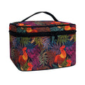 Rooster And Rowan Pattern Print Travel Makeup Bag