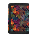 Rooster And Rowan Pattern Print Trifold Wallet