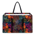 Rooster And Rowan Pattern Print Utility Tote Bag