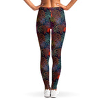 Rooster And Rowan Pattern Print Women's Leggings