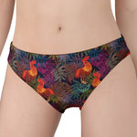 Rooster And Rowan Pattern Print Women's Panties