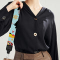 Rooster And Snowflake Pattern Print Bag Strap