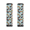 Rooster And Snowflake Pattern Print Handle Covers