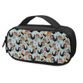 Rooster And Snowflake Pattern Print Portable Cooler Travel Case