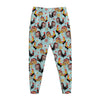 Rooster And Snowflake Pattern Print Jogger Pants