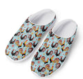 Rooster And Snowflake Pattern Print Mesh Casual Shoes