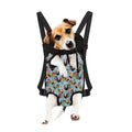 Rooster And Snowflake Pattern Print Pet Carrier Backpack