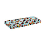 Rooster And Snowflake Pattern Print Piano Keyboard Cover