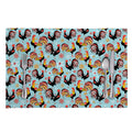 Rooster And Snowflake Pattern Print Placemat