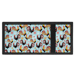 Rooster And Snowflake Pattern Print Trifold Wallet