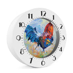 Rooster Painting Print Alarm Clock