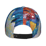 Rooster Painting Print Baseball Cap