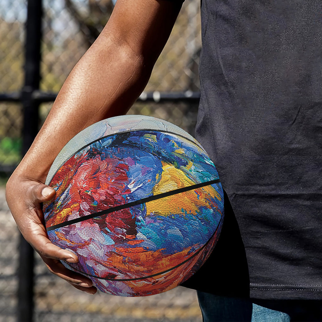 Rooster Painting Print Basketball