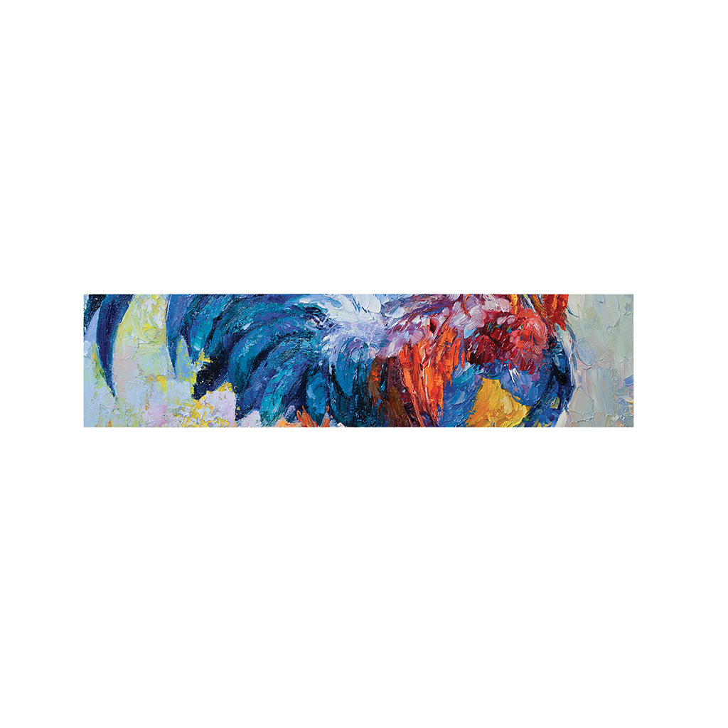 Rooster Painting Print Bed Runner