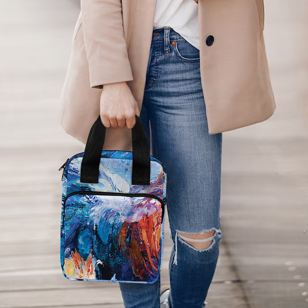 Rooster Painting Print Bible Tote Bag