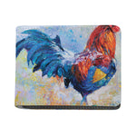 Rooster Painting Print Bifold Wallet