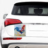 Rooster Painting Print Car Sticker