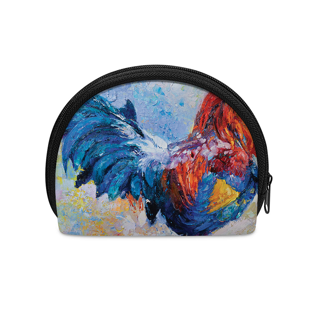 Rooster Painting Print Coin Purse