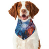 Rooster Painting Print Dog Bandana