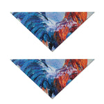 Rooster Painting Print Dog Bandana