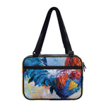 Rooster Painting Print Double Strap Bible Bag