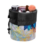 Rooster Painting Print Drawstring Makeup Bag