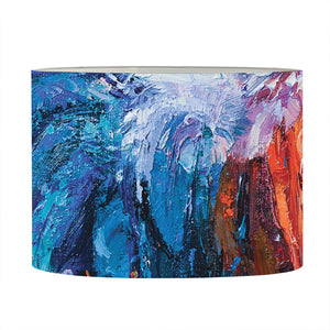 Rooster Painting Print Drum Lamp Shade