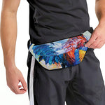 Rooster Painting Print Fanny Pack