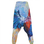 Rooster Painting Print Hammer Pants
