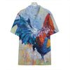 Rooster Painting Print Hawaiian Shirt