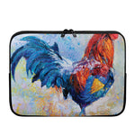 Rooster Painting Print Laptop Sleeve