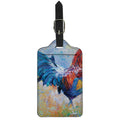 Rooster Painting Print Luggage Tag