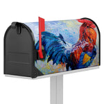 Rooster Painting Print Mailbox Cover