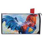 Rooster Painting Print Mailbox Cover